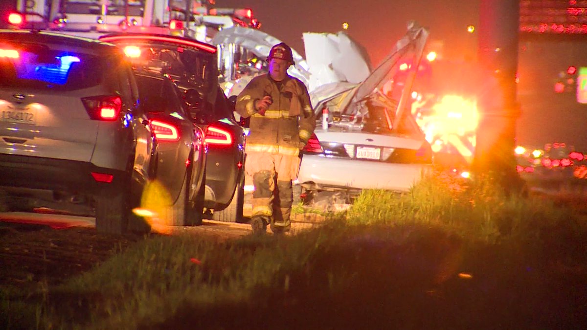 CHP responded to a fatal one-vehicle crash where the driver was struck with a metal guardrail during the incident in Fresno Friday night