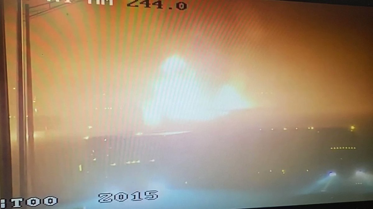 3 crashes on I95 N & S in Volusia County - 3 people are dead - Several airlifted to hospital  One of the crashes was this semi truck. It caught fire and led to an explosion.