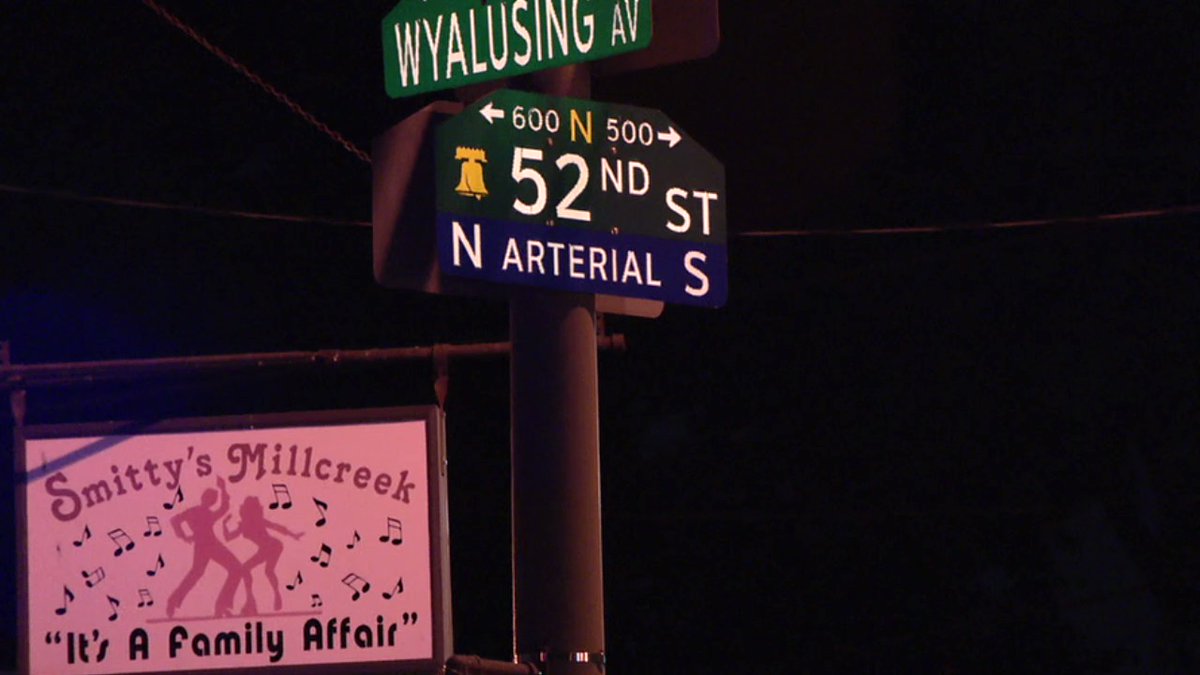 Deadly hit&run in West Philadelphia just before 1am.   Man,28, riding on bicycle hit @phillypolice report by heavy duty pickup truck with double wheels in back on North 52nd Street at Wyalusing Ave.   He was just pronounced dead at 4:38am ⁦@FOX29philly⁩