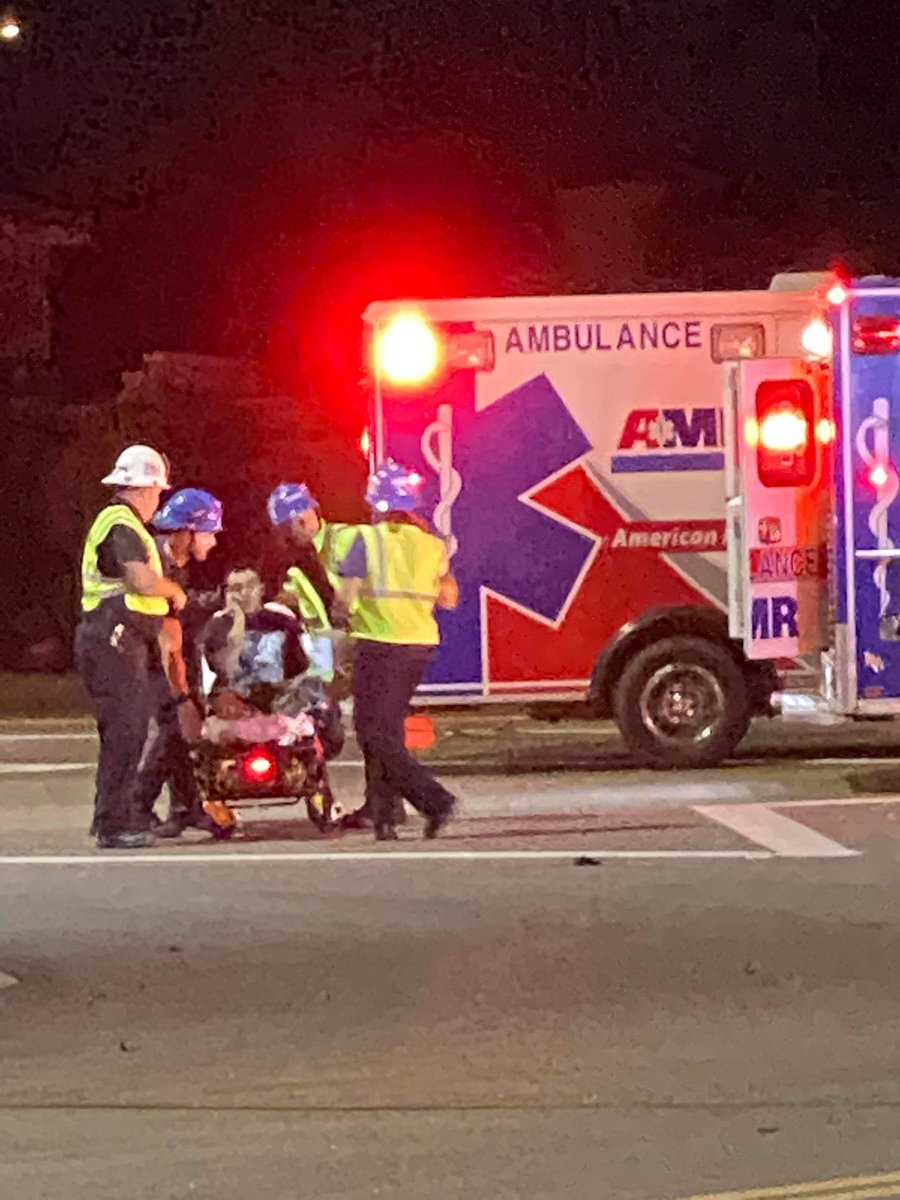 The Los Angeles county sheriffs department. Responded to a traffic collision involving a Vehicle vs motorcycle
