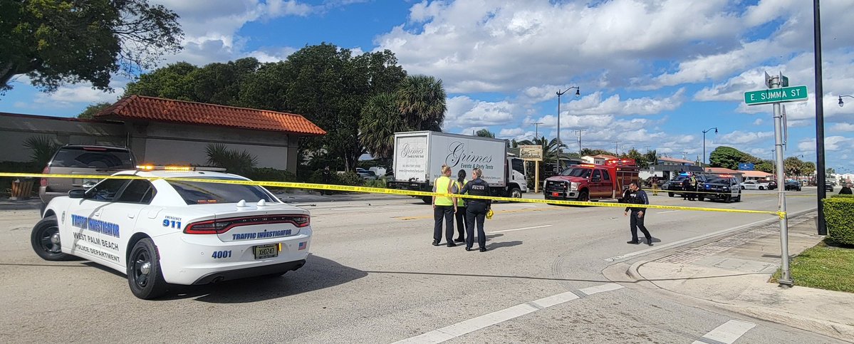 Traffic Alert 7300 block S. Dixie Ave closure due to serious crash involving a box truck and SUV. Driver and passenger in truck ejected, SUV driver not injured. Both men in box truck suffered critical injuries.