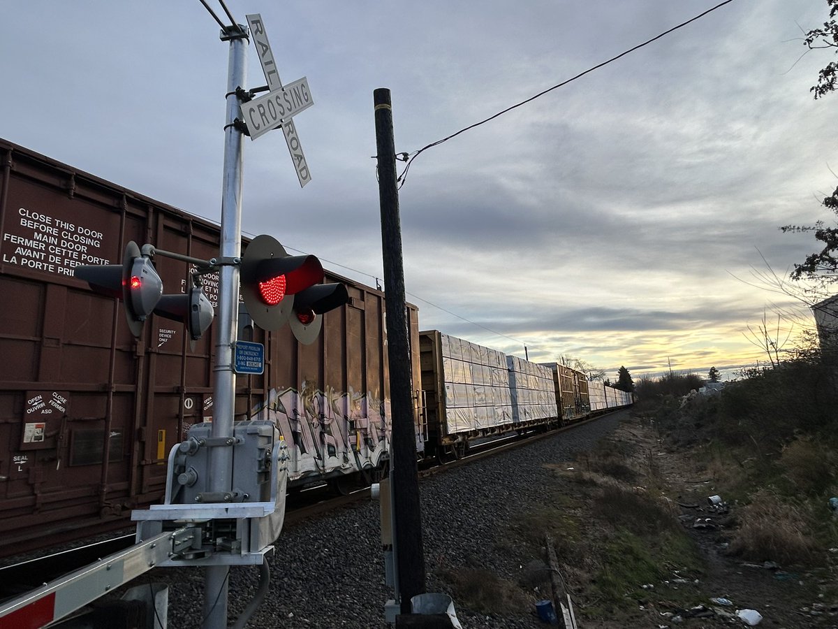 Portland Fire responded to a possible pedestrian being hit by a train near NE 112th and Sandy. Fire crews on scene tell they did not find a victim after searching the length of the train. Traffic is disrupted in the area as the train remains stationary for now