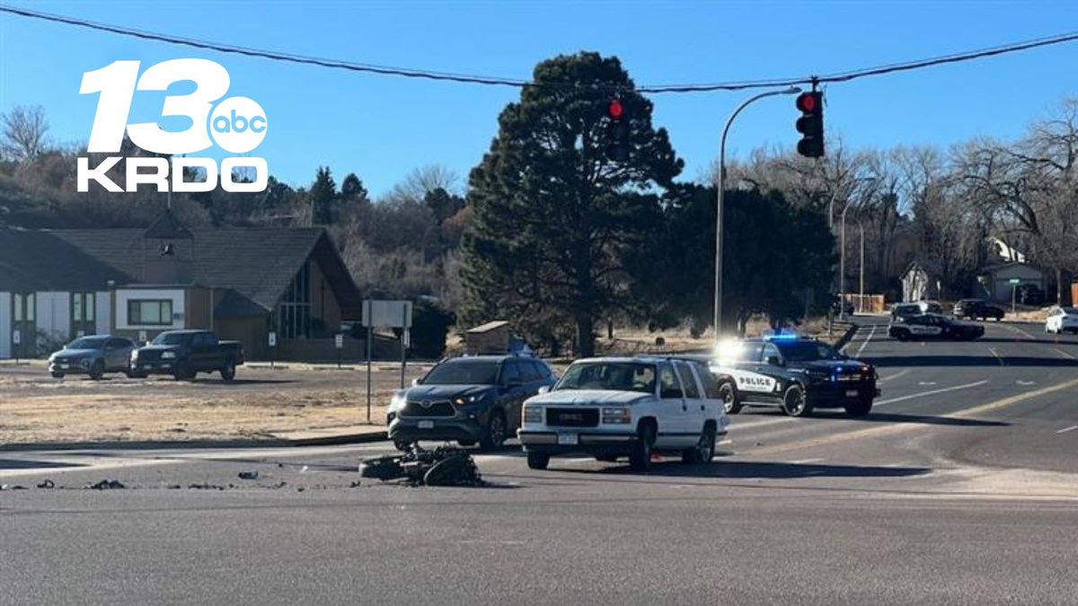 The Colorado Springs Police Department says someone is dead after a Christmas Eve motorcycle crash