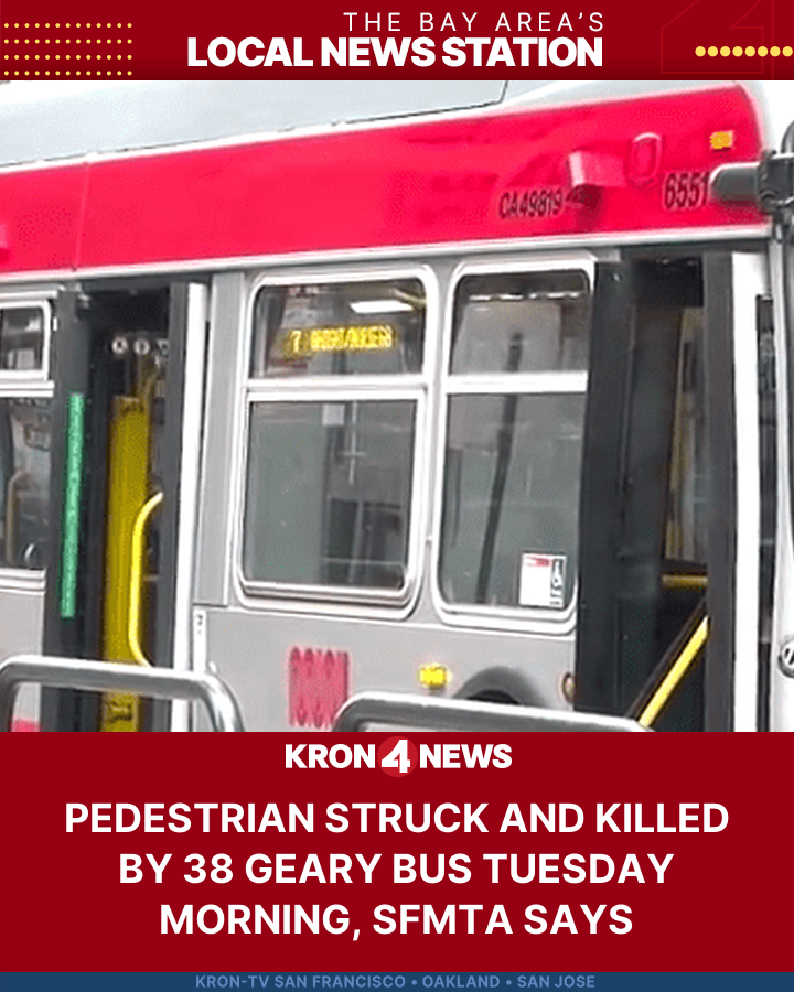 Man struck and killed by SF Muni bus Tuesday morning, investigation underway