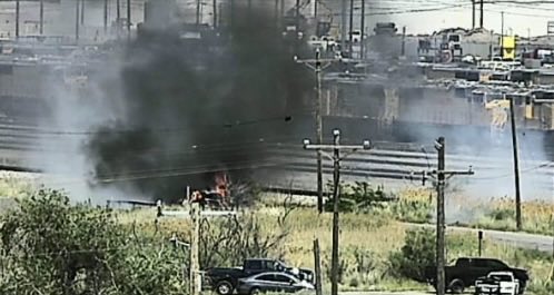 SLC VehicleFire 820 N Warm Springs Rd