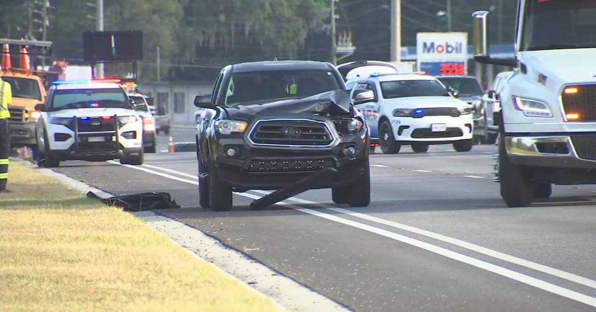 Pedestrian struck and killed by two vehicles in Lady Lake