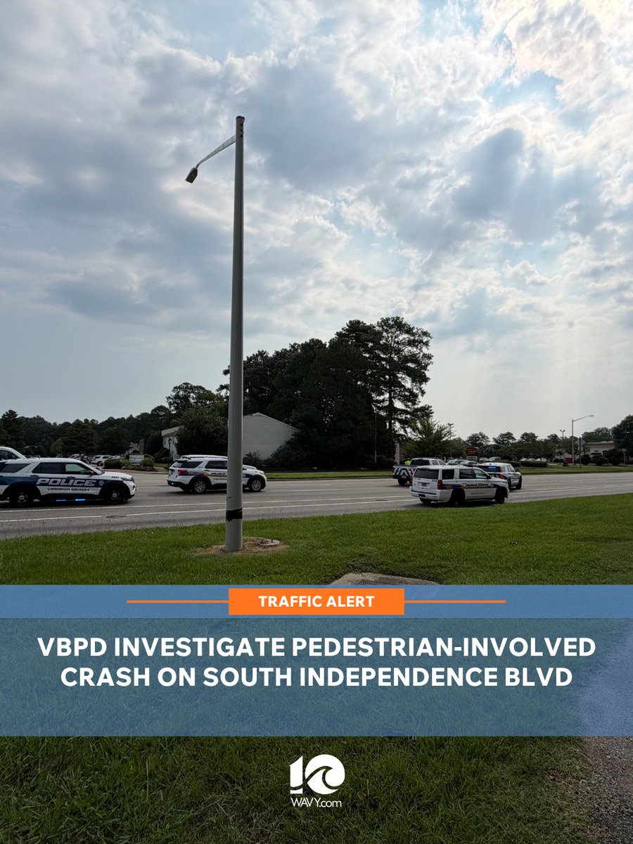 The Virginia Beach Police Department is investigating a pedestrian-involved crash Monday morning on South Independence Boulevard. Police said the southbound lanes of Independence Boulevard are closed at Baxter Road.