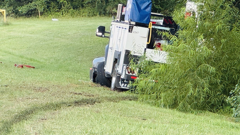 One person was killed in a crash involving a utility truck in Cumberland County on Monday evening, according to the North Carolina State Highway Patrol