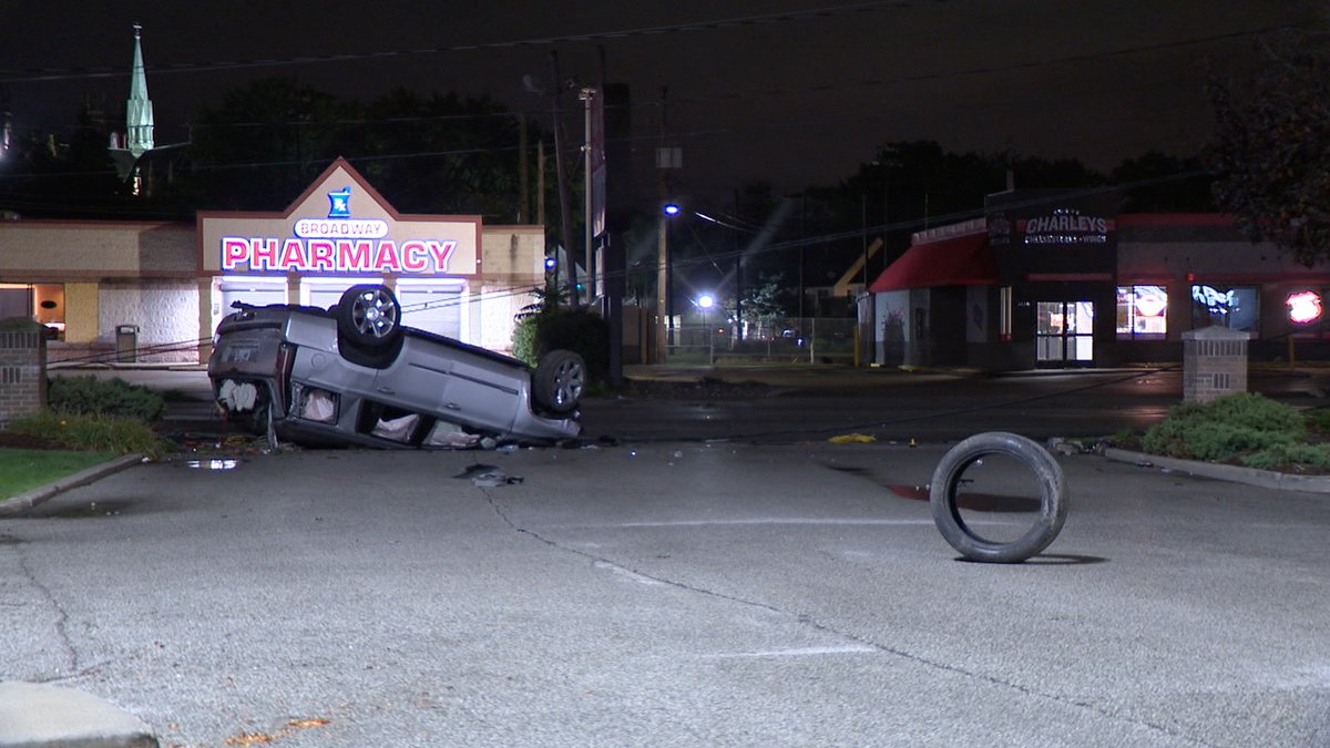 Very large power outage affecting areas of Cleveland after this crash on Broadway at Aetna. Driver took out a pole. Traffic signals out from E71 to I-77 along Broadway.E55 from Broadway to the area of Woodland.and the big one.