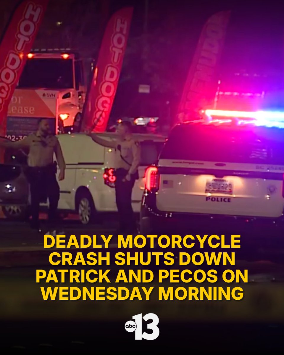 A motorcycle rider is dead following a Wednesday morning collision in Las Vegas. It happened near Patrick Lane and Pecos.
