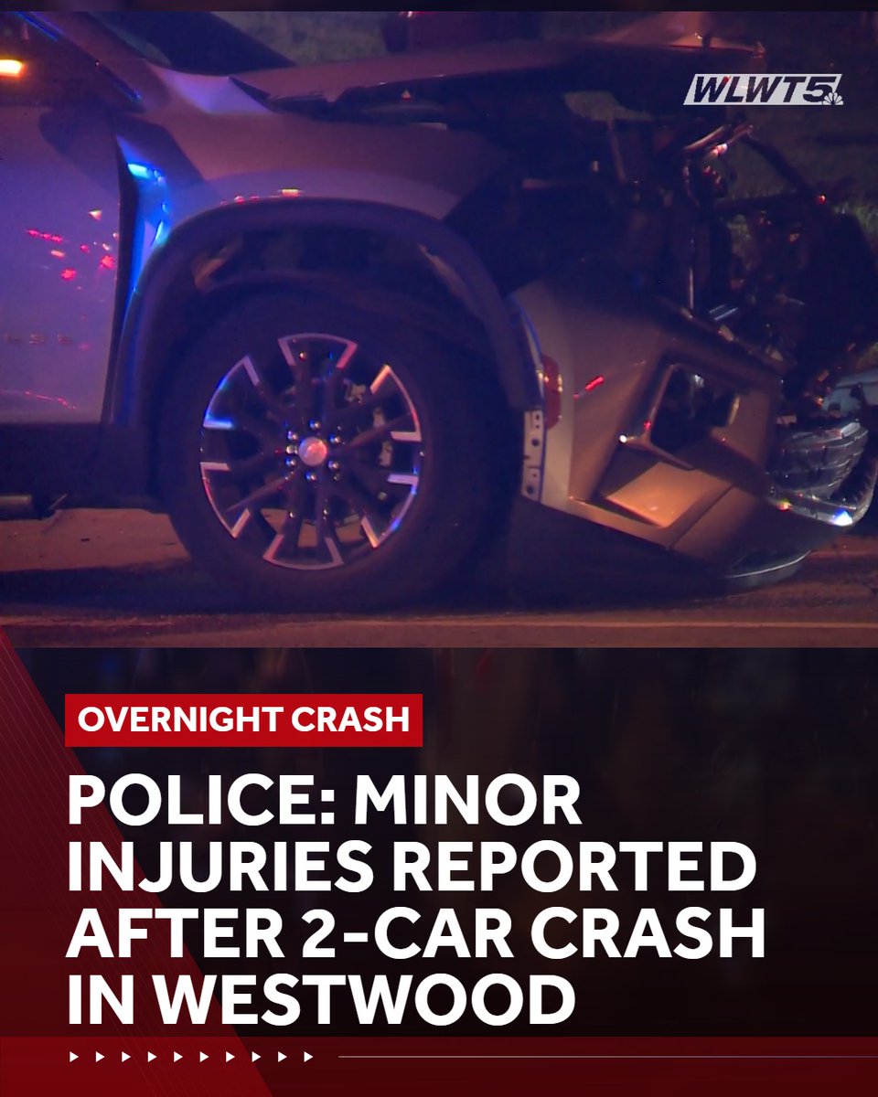 At least one person is hurt after an overnight crash in Westwood.