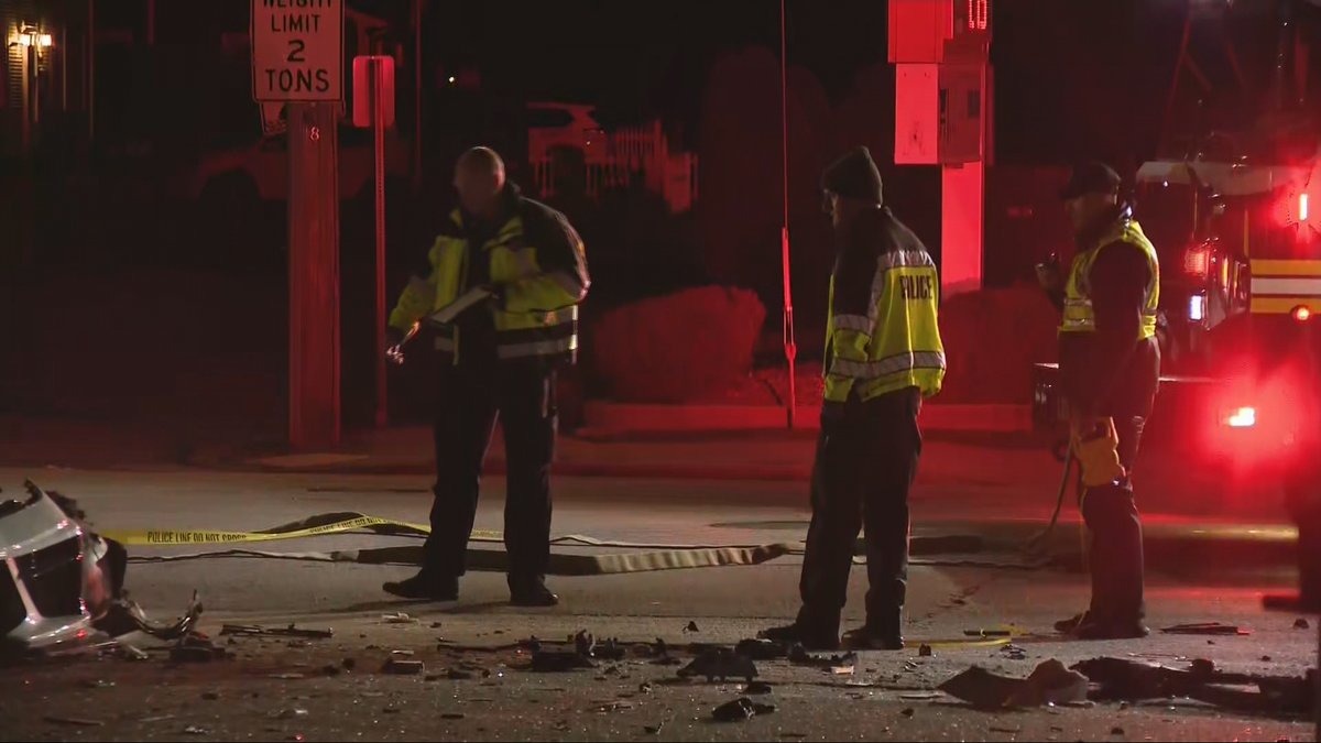 The East Providence Police Department responded to a fatal crash early Wednesday morning