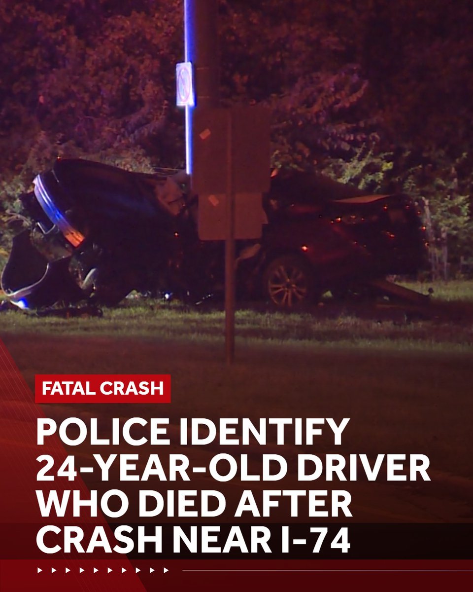 A man has died after a car hit a metal light pole early Thursday morning in Green Township, according to Green Township police.